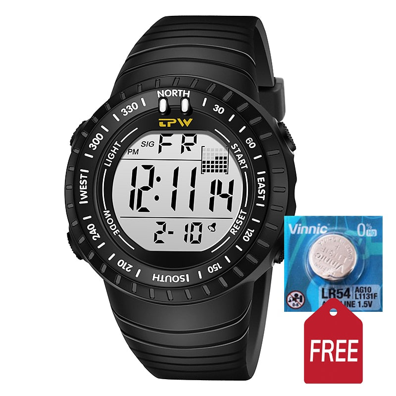 Outdoor Sport  Digital 50m Water Resistent Watches