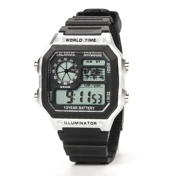 Military Digital Outdoor Sports Watch Men's Sports Luminous  Watch