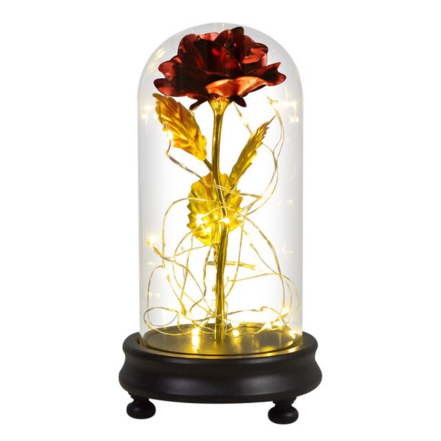 Galaxy Rose Forever Preserved Eternal Roses Flowers In Glass For Christmas Valentine Gifts