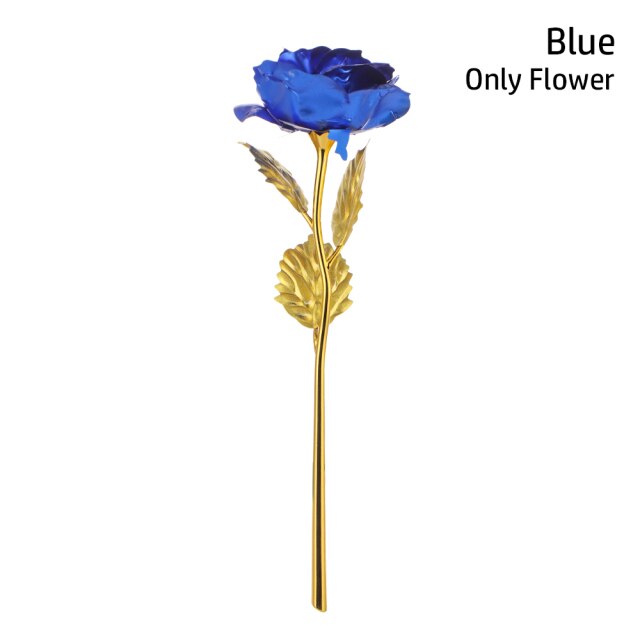 24K Gold Plated Rose Flower