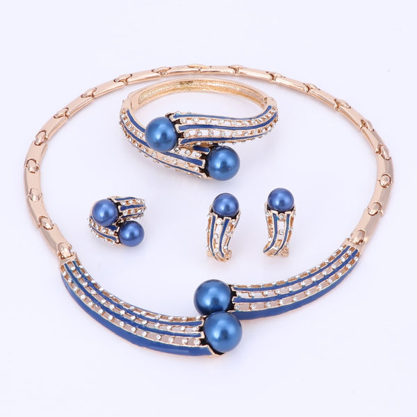 Gold Color Jewelry Sets Women