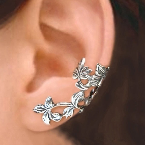 1PCS leaves Clip on Earrings Ear Cuff For Women