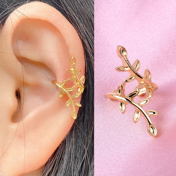 1PCS Simple Crystal Star Shape Zircon Ear Cuff For Women