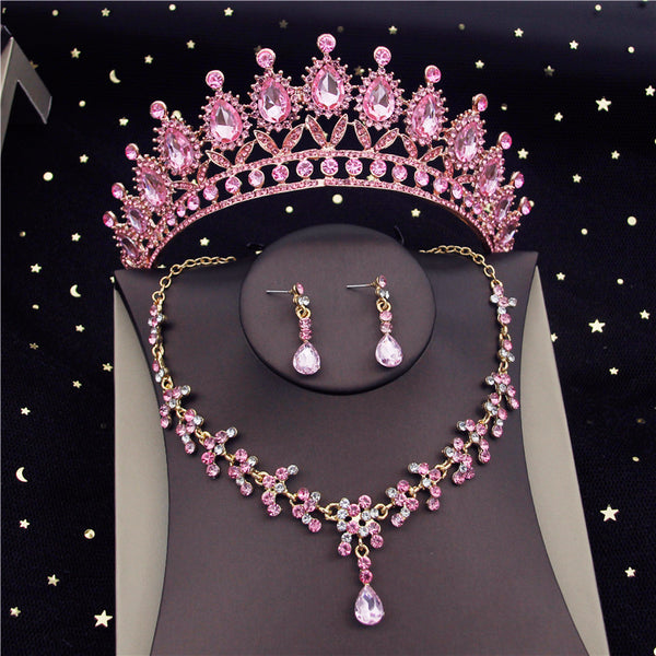 Luxury Colorful Bridal Jewelry Sets