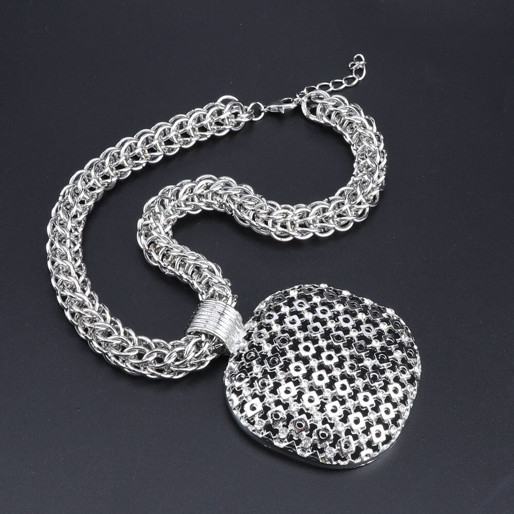 Dubai Silver Plated Jewelry Set