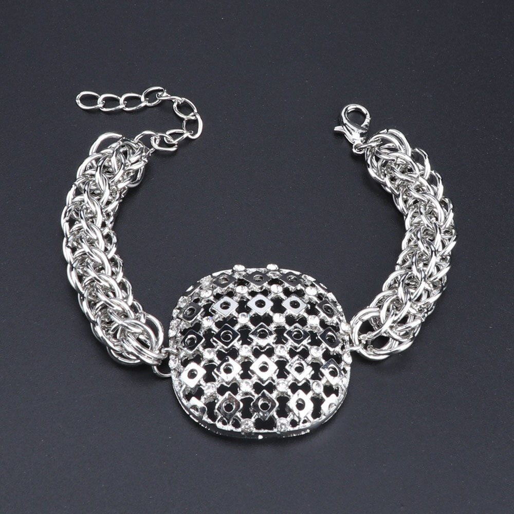 Dubai Silver Plated Jewelry Set