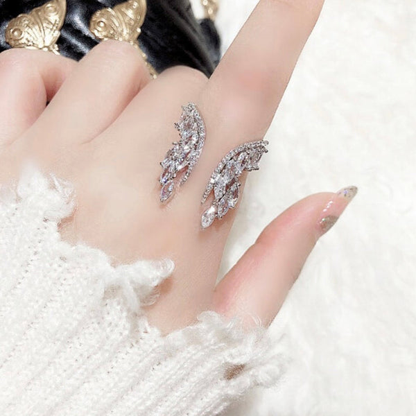 Exquisite Angel Wings Ring