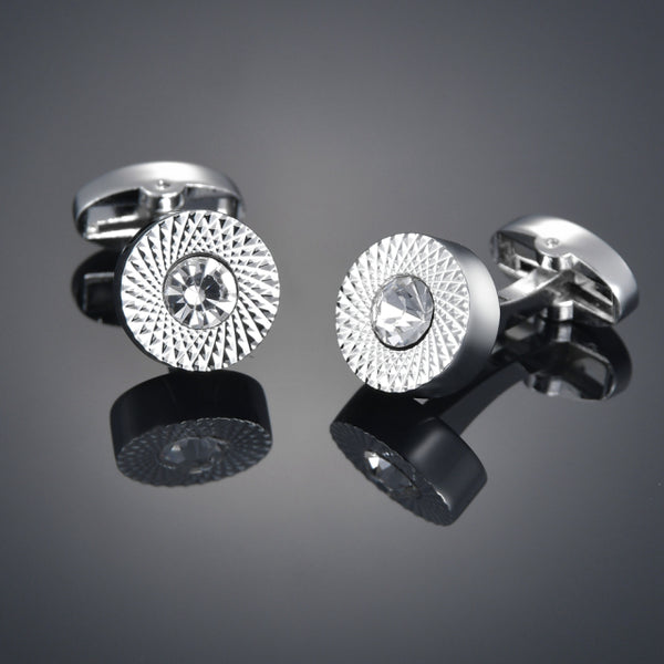 Crystal Cufflinks French Men Shirt Cufflinks