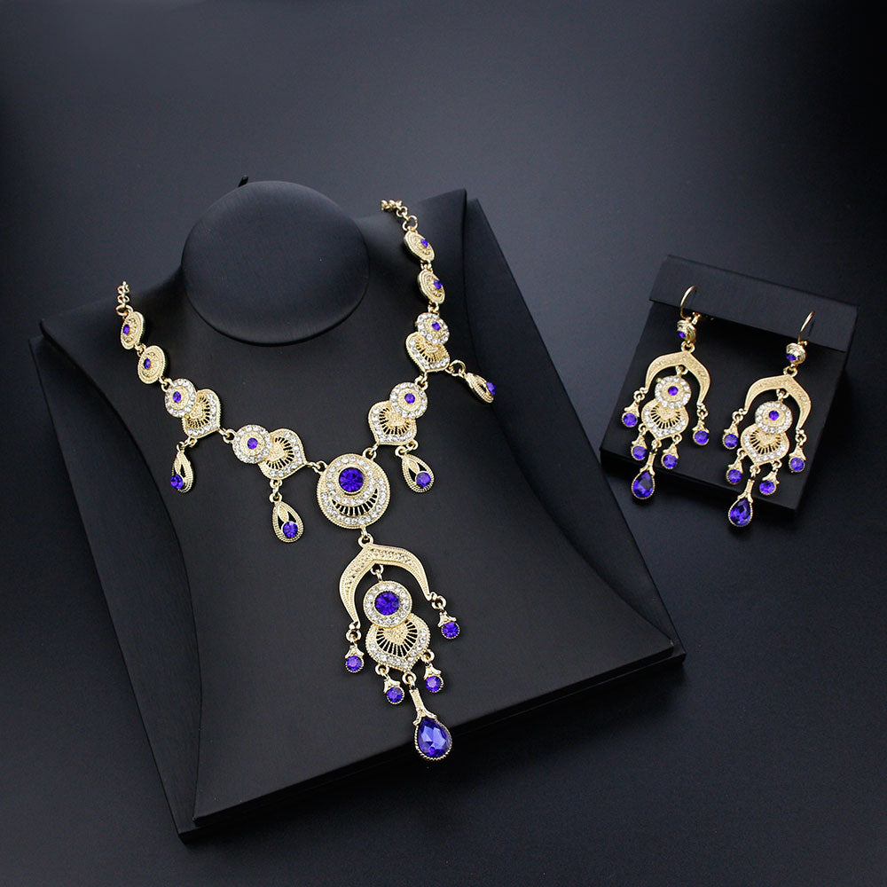 Morocco Gold Color African Women  BrideWedding Jewelry Sets