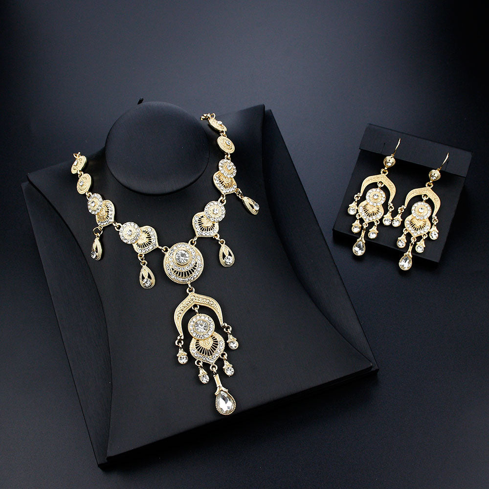 Morocco Gold Color African Women  BrideWedding Jewelry Sets