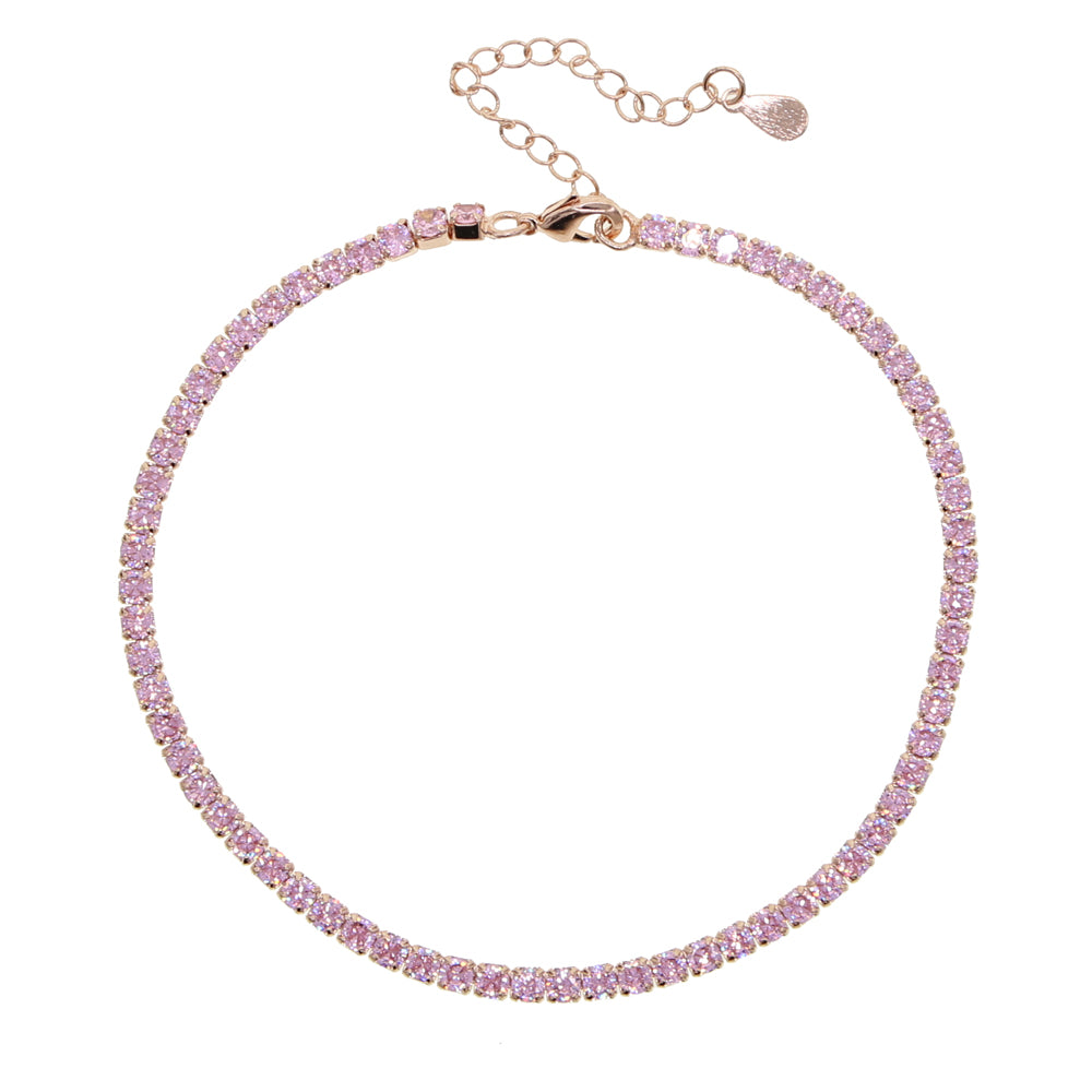 3mm Cz Tennis Chain Anklet Chain