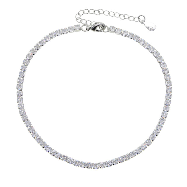 3mm Cz Tennis Chain Anklet Chain