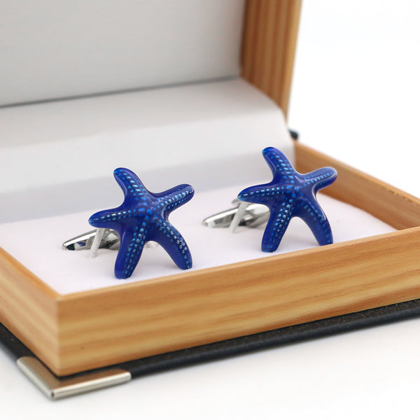 Men  Starfish Cuff Links