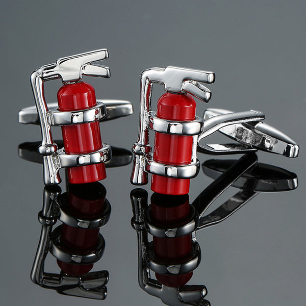 Safety fire extinguisher Cufflinks