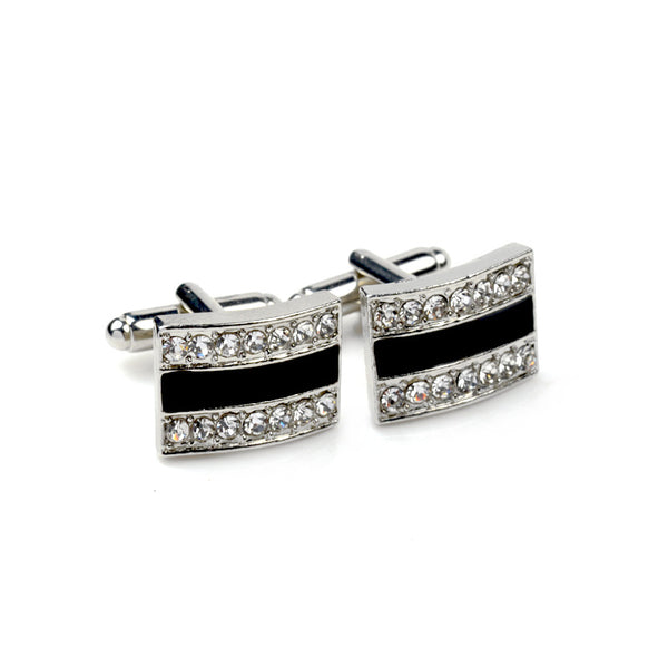 High Quality Luxury Charm Rhinestone Cufflinks