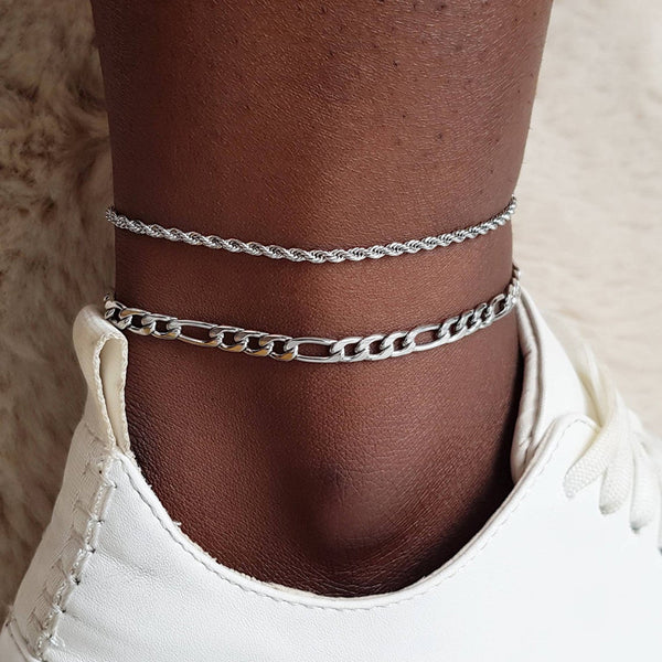 Summer Beach Stainless Steel Foot Bracelet Anklet For Women