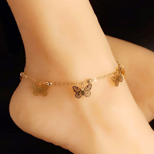 New Bohemian Butterfly Pendant Anklets For Women