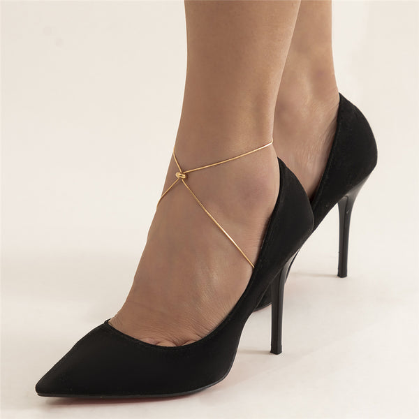 Simple Adjustable Snake Bone Chain Anklet Bracelets for Women