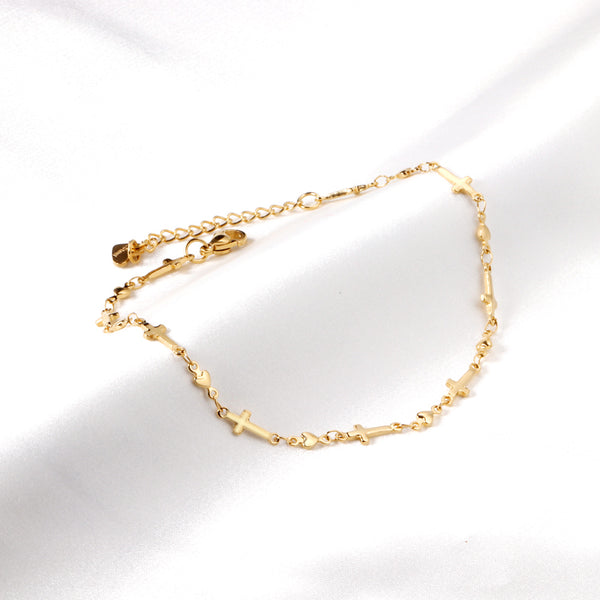 Gold Color Fashion Classic Stainless Steel Anklets Bracelets