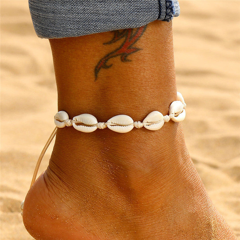 Bohemia Natural Shell Anklets for Women