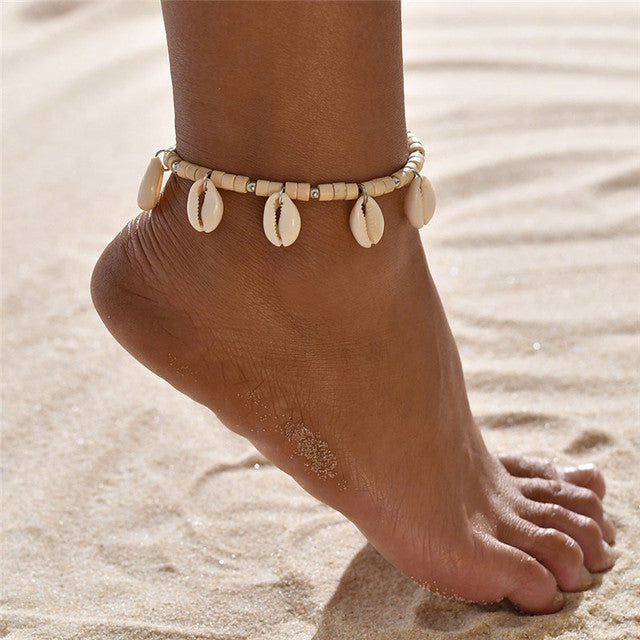 Bohemia Natural Shell Anklets for Women