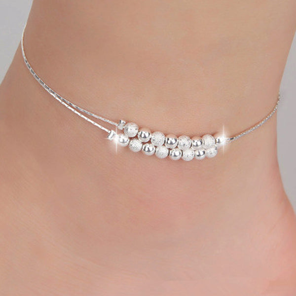 Fashion Anklets Beaded Multi-layer Simple Wild Lady Back Ankle