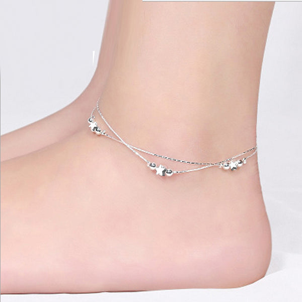 New Sexy Barefoot Jewelry Plata Plated Bracelet