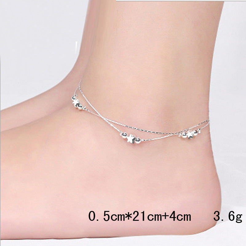 New Sexy Barefoot Jewelry Plata Plated Bracelet