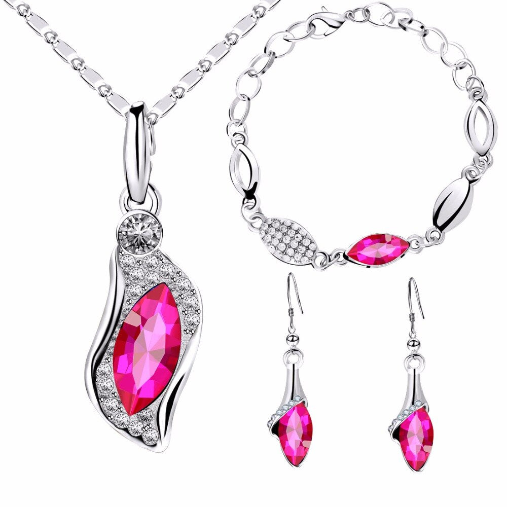 Horse Eyes Tear Water Drop Jewelry Sets