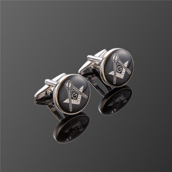 Fashion men cuff links freemasonry cufflinks