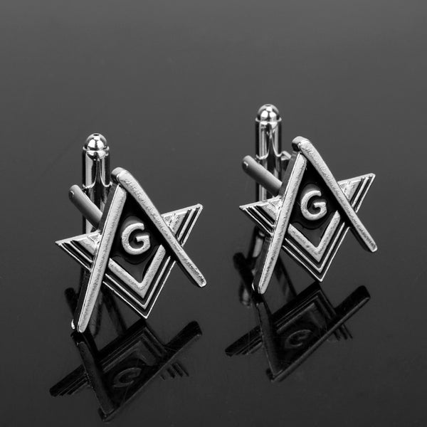 Enamel French Shirts Cufflinks Masonic Cufflinks