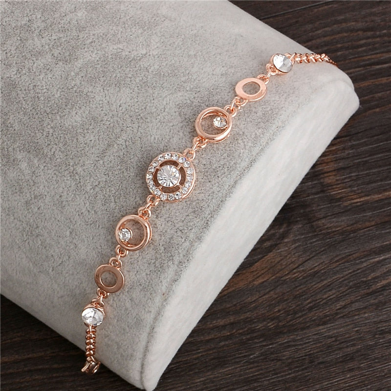 Rose Gold Chain Bracelet For Women