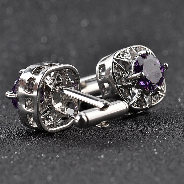 Fashion Luxury Crystal Cufflinks