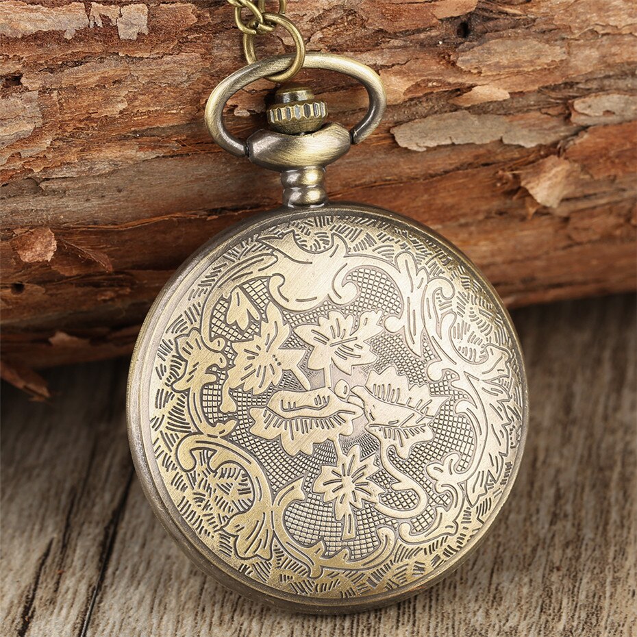 Steampunk Bronze The Marauders Map Design Pocket Watch